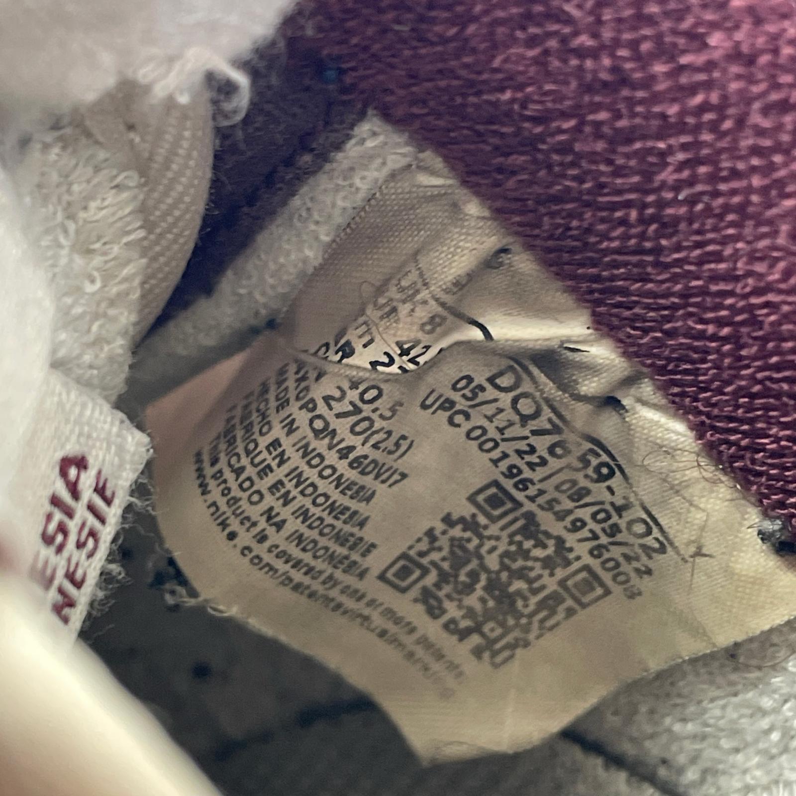 スニーカー AIR FORCE 1 ナイトマルーン 27cm (US9 UK8 1/2 EU44)