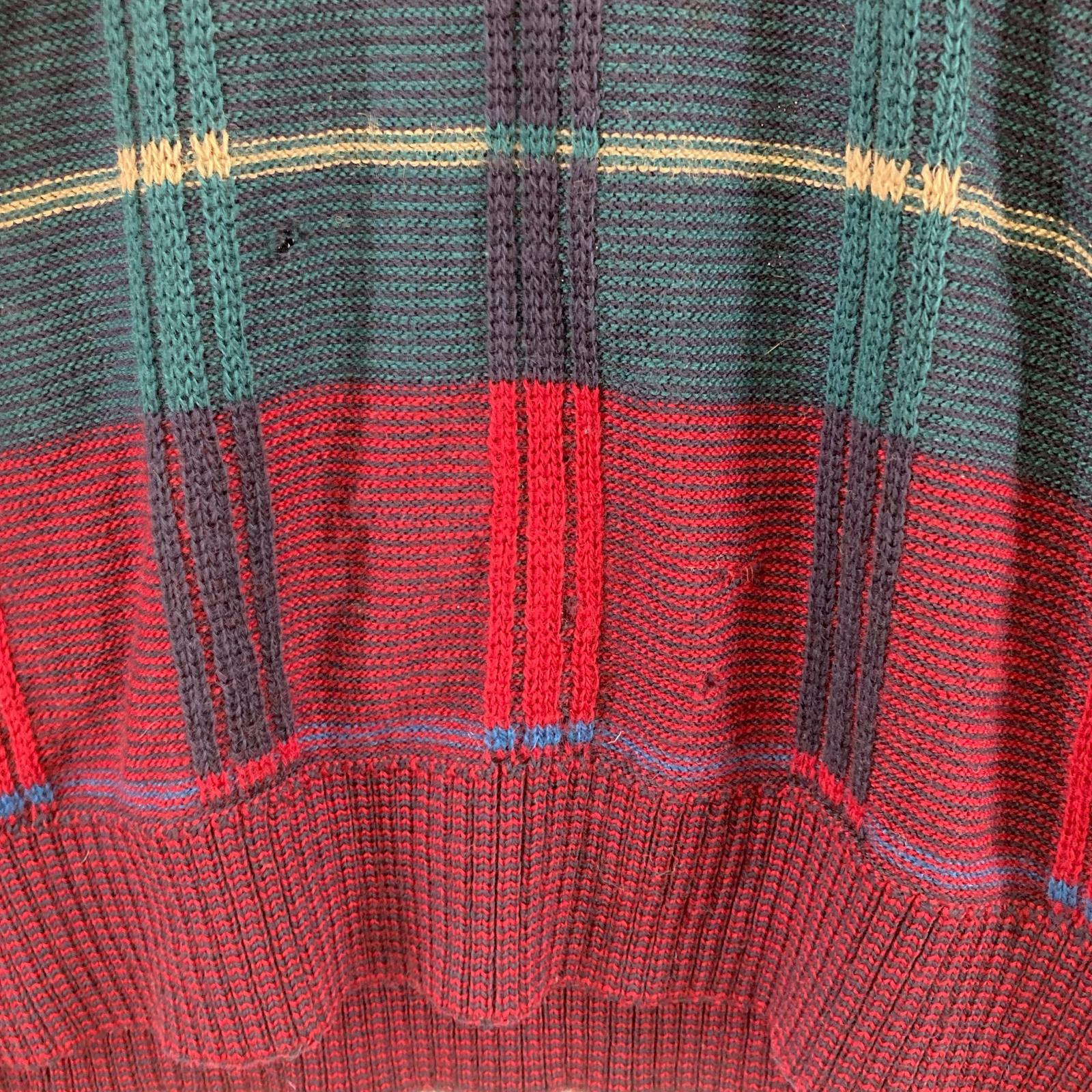 ニット チェックニット (XL)