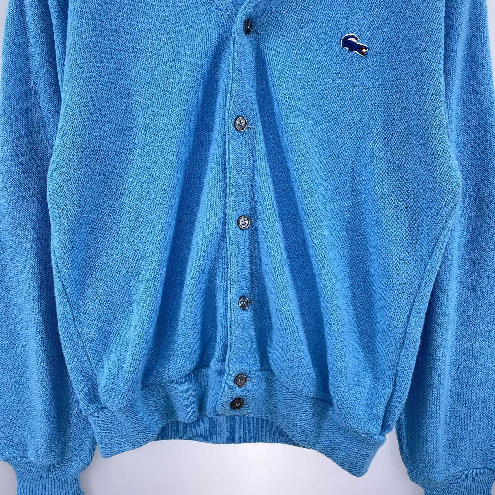 カーディガン IZOD アクリルニット ライトブルー L