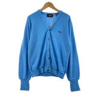 カーディガン IZOD アクリルニット ライトブルー L