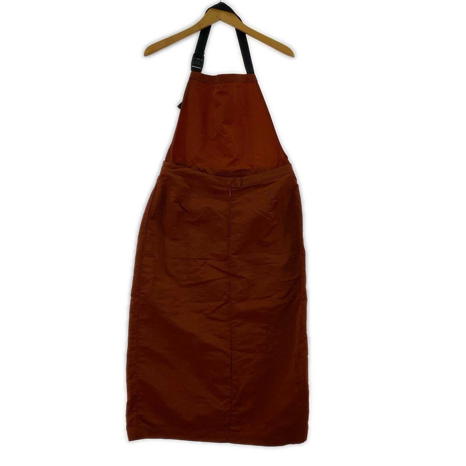 サロペット NYLON CONVERTIBLE APRON DRESS (5) 5 ブラウン