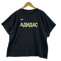 半袖Tシャツ GOSHA RUBCHINSKIY FUCK ADIDAS TEE ブラック