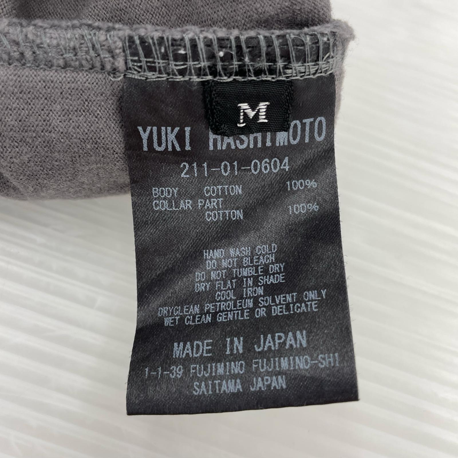 半袖Tシャツ YUKI HASHIMOTO CONTRAST LAYERED M グレー