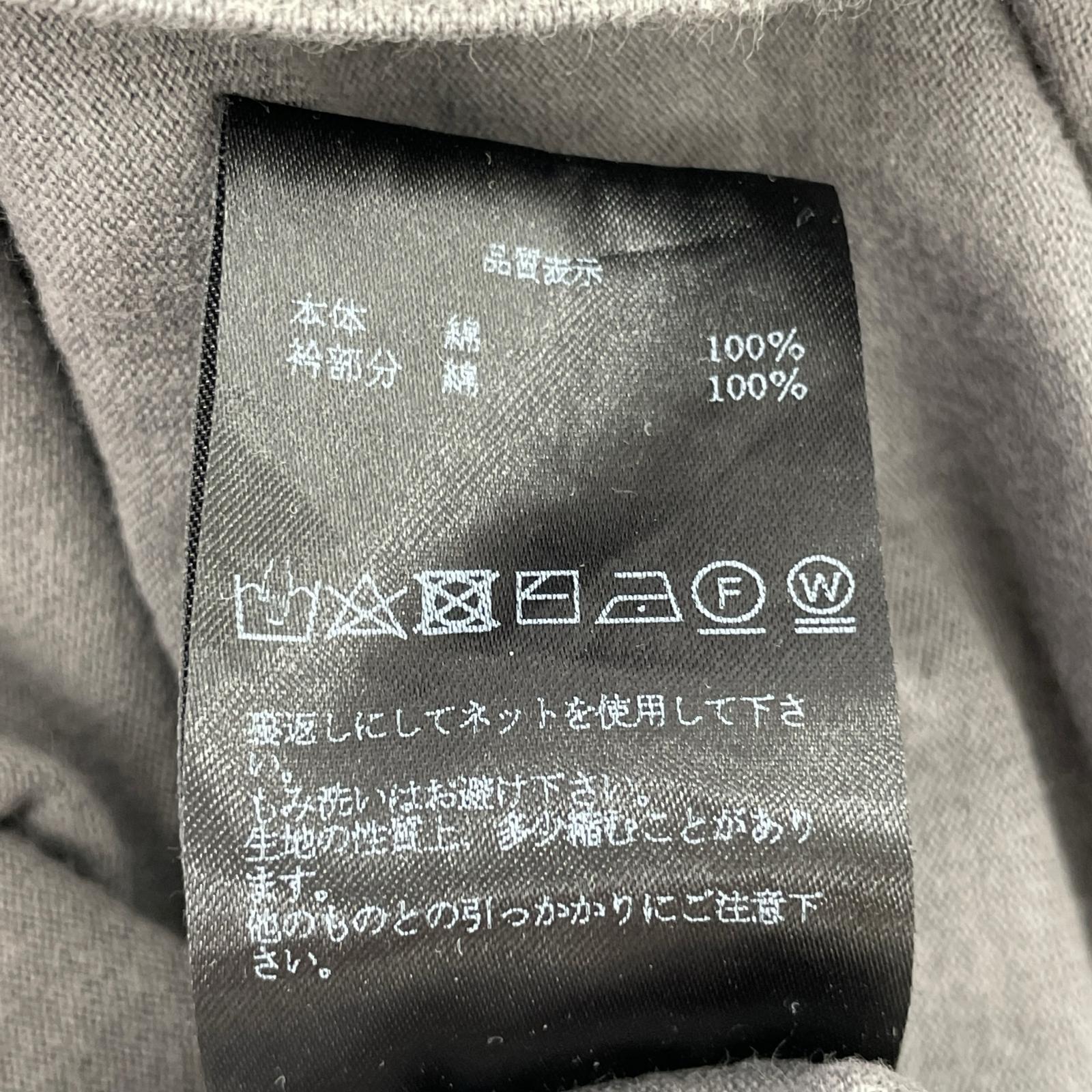 半袖Tシャツ YUKI HASHIMOTO CONTRAST LAYERED M グレー