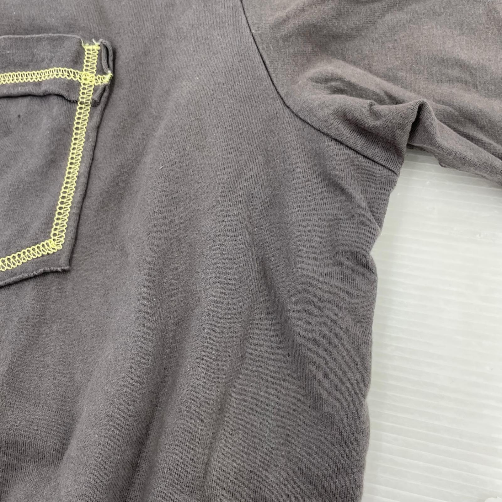 半袖Tシャツ YUKI HASHIMOTO CONTRAST LAYERED M グレー