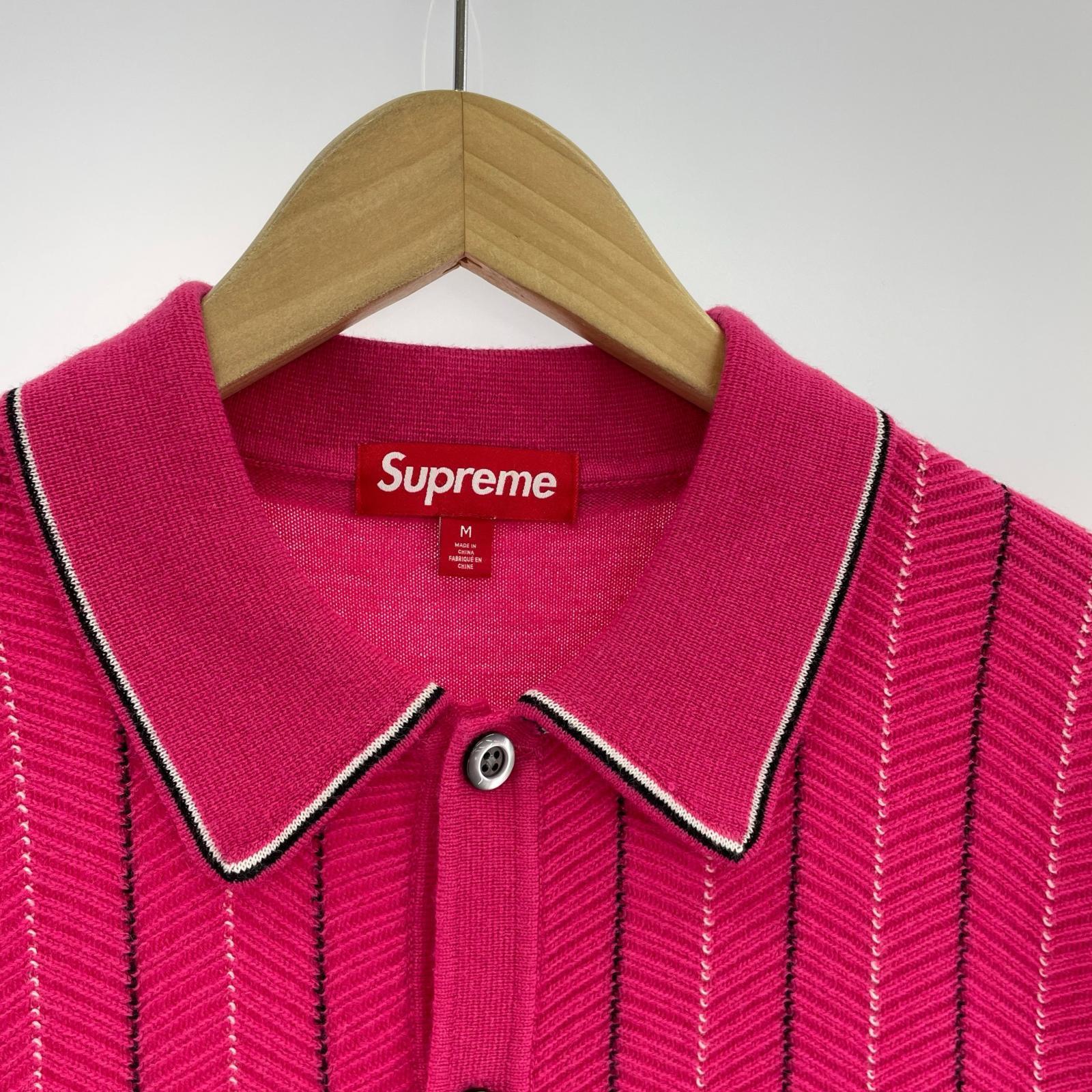 カーディガン Supreme 25ss Herringbone Cardigan ヘリンボーンカーディガン M ピンク M ピンク