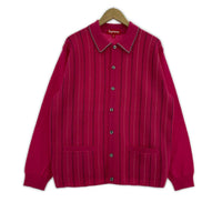 カーディガン Supreme 25ss Herringbone Cardigan ヘリンボーンカーディガン M ピンク M ピンク