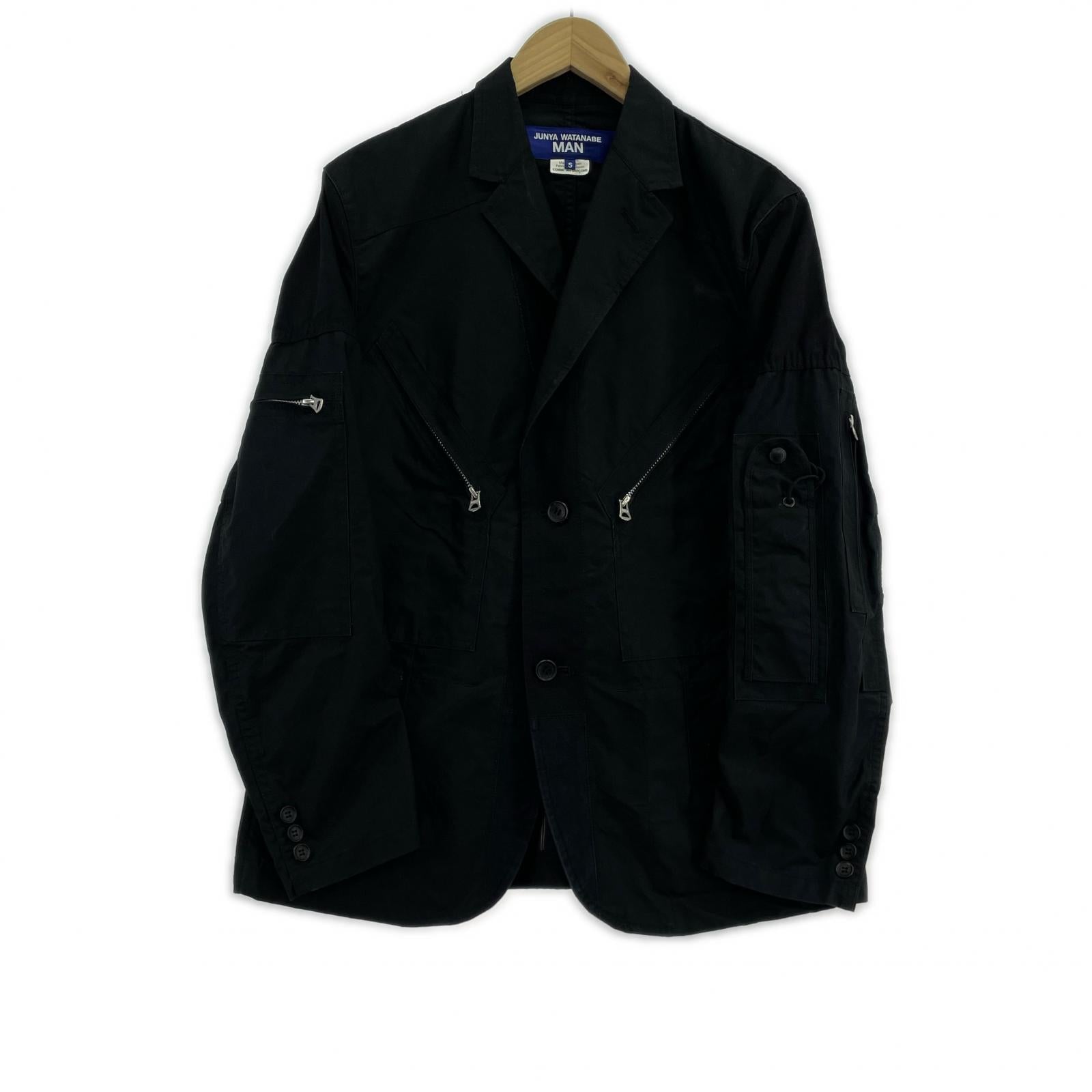 テーラードジャケット Zip Blazer Jacket BLK S S ブラック