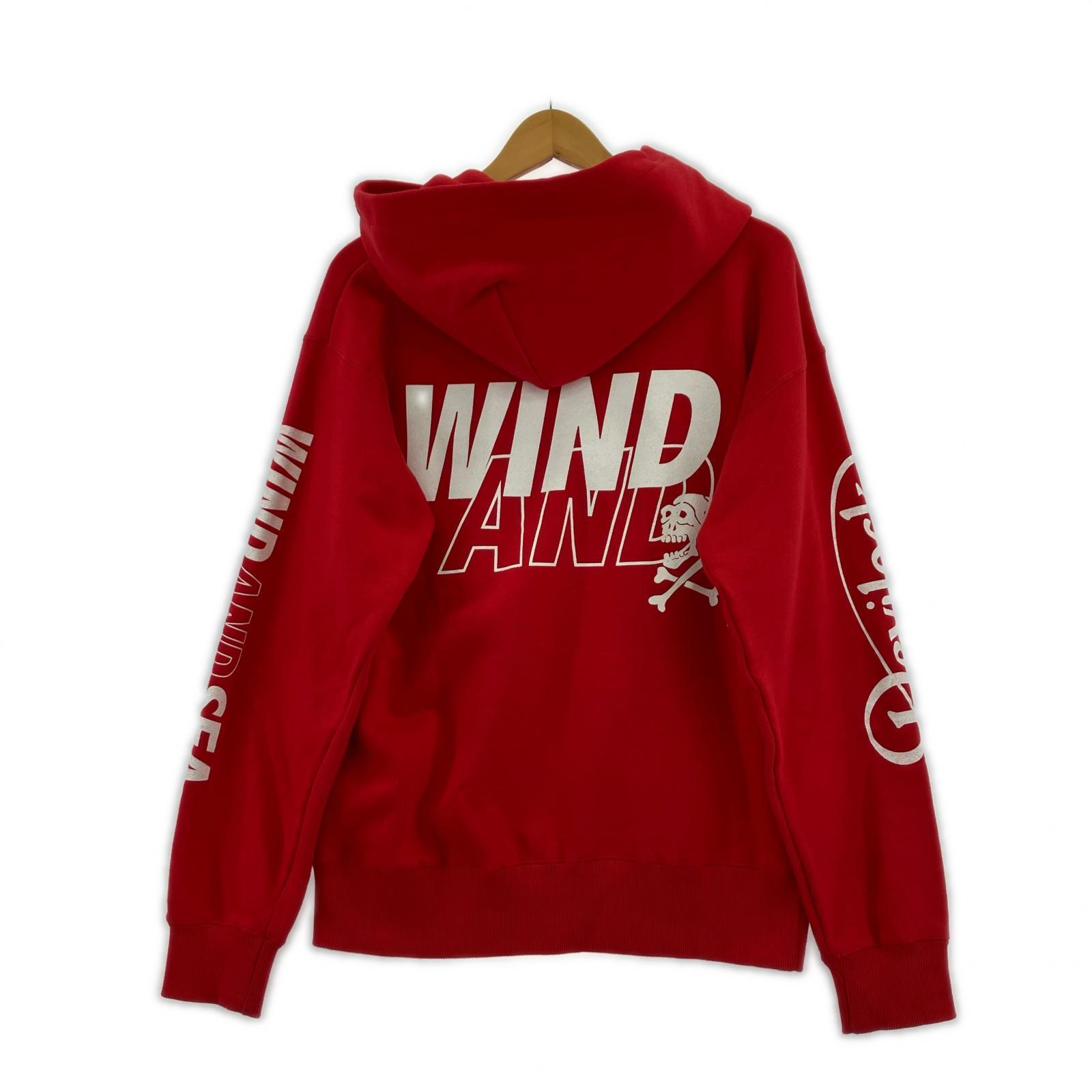 パーカー ×DEVILOCK Wing Logo Hoodie 赤 (S) S レッド