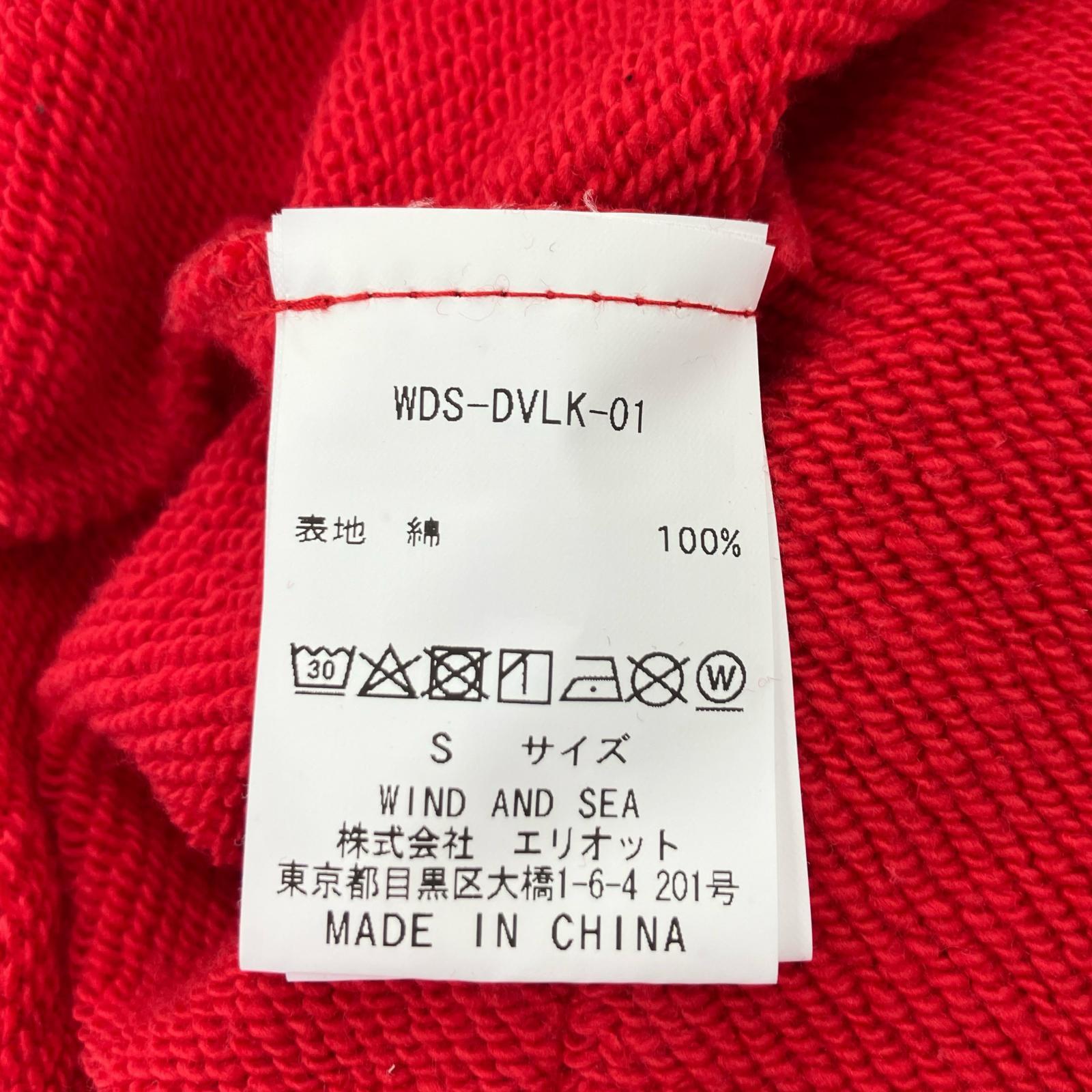 パーカー ×DEVILOCK Wing Logo Hoodie 赤 (S) S レッド