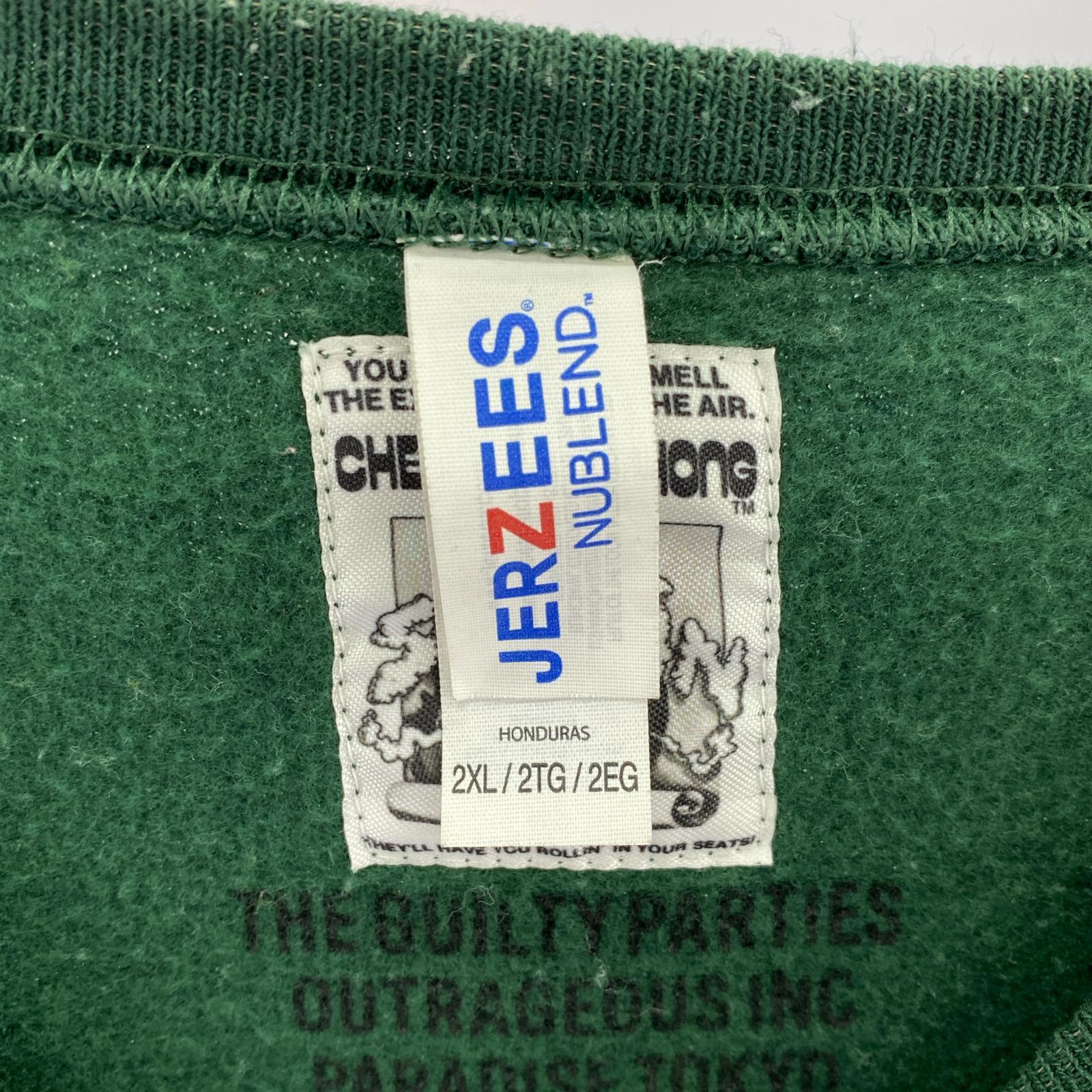 スウェット Cheech&Chong/SWEAT SHIRT/2XL グリーン