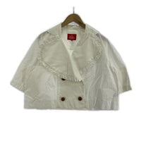 ジャケット RED LABEL ラヴフリル ショート M ホワイト