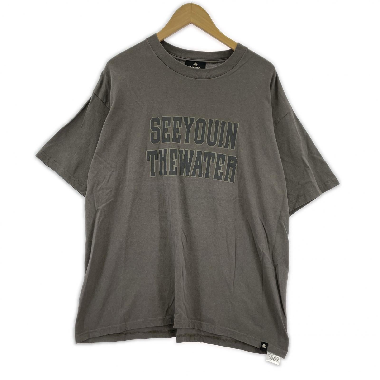 半袖Tシャツ Print Tee M L グレー