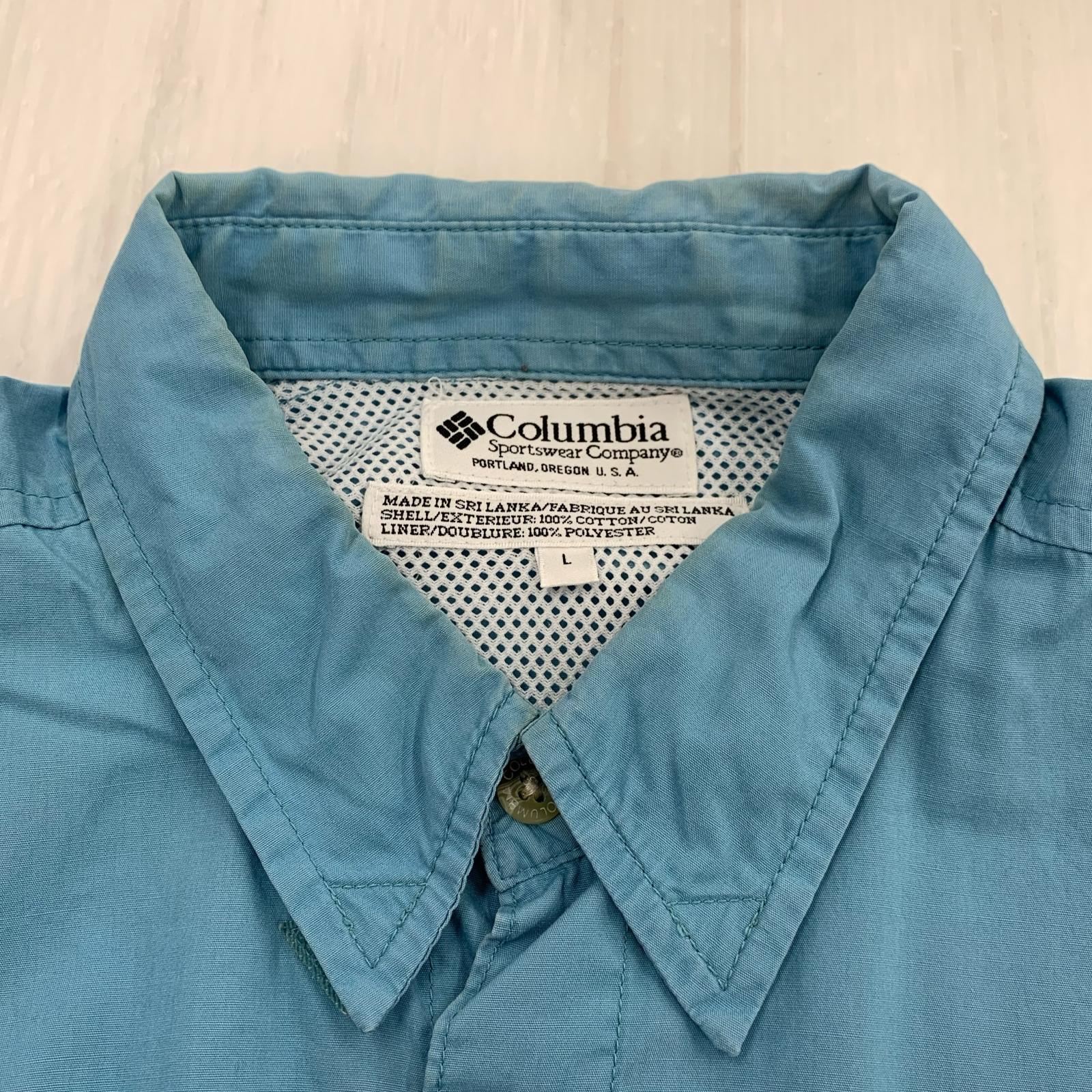半袖シャツ SSシャツ L ブルー