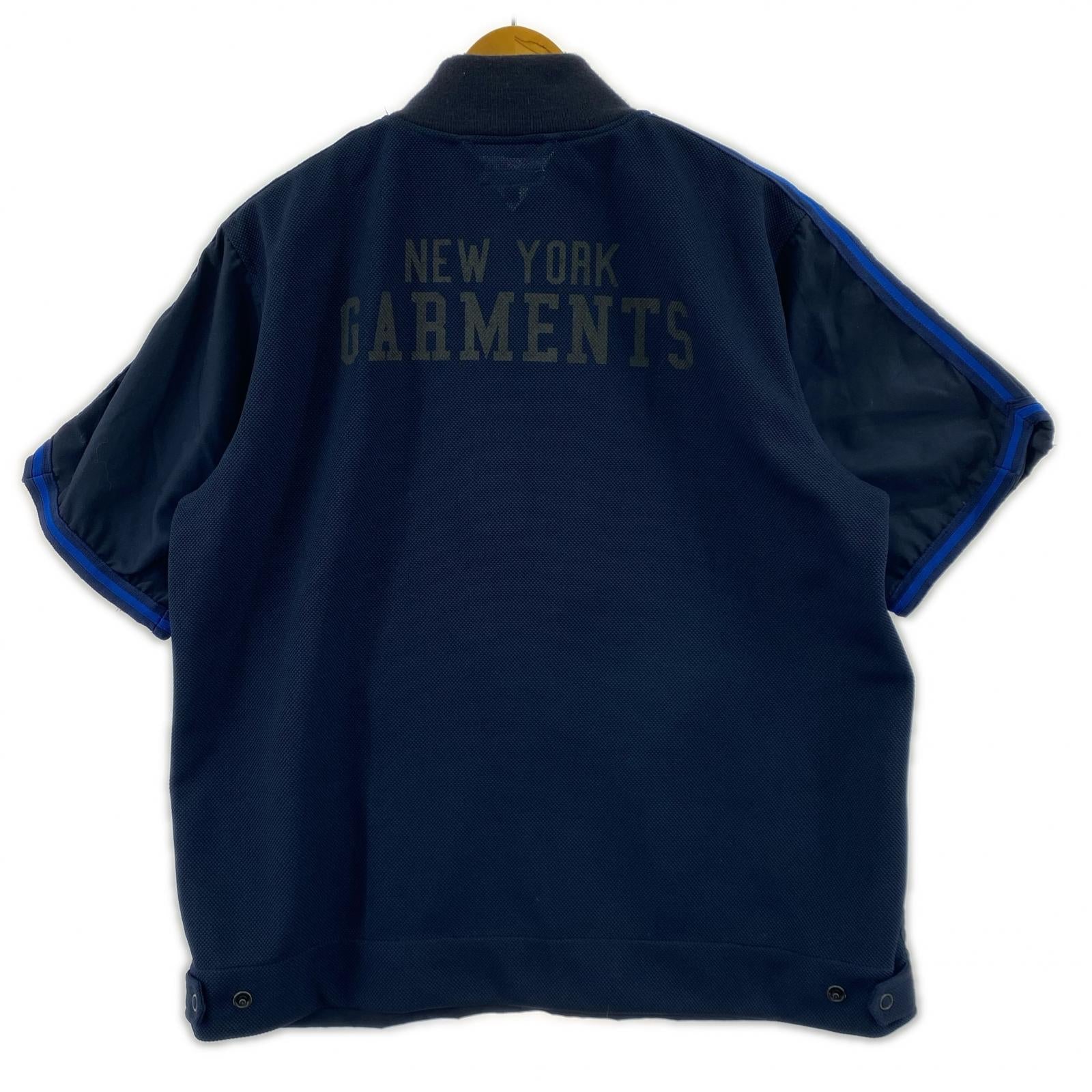 半袖シャツ Engineered Garments BEAMS+ 半袖ブルゾン 紺 (M) M ネイビー