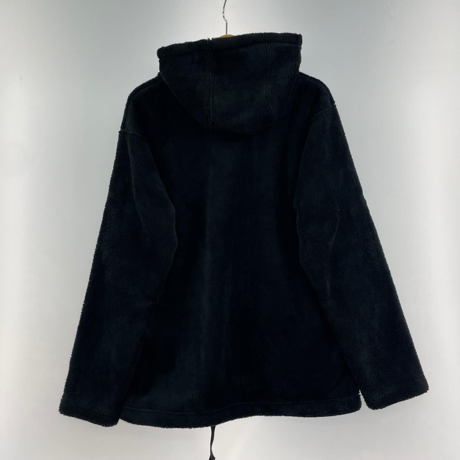 パーカー Engineered Garments LONG SLEVE HOODY Poly Shaggy Fleece 黒 (S) S ブラック