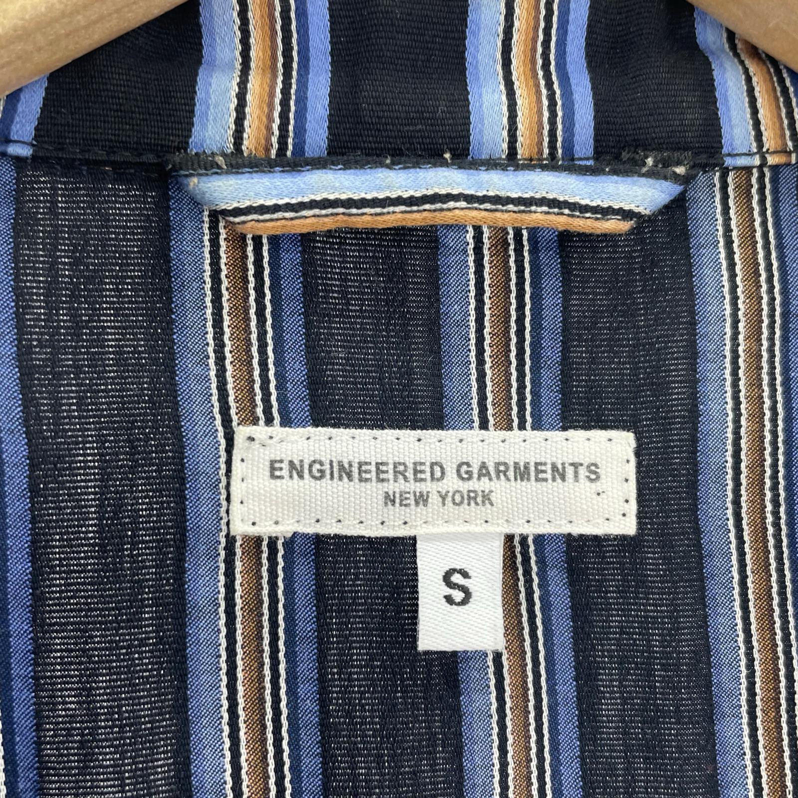 テーラードジャケット Engineered Garments LOITER JACKET ストライプ (S) S