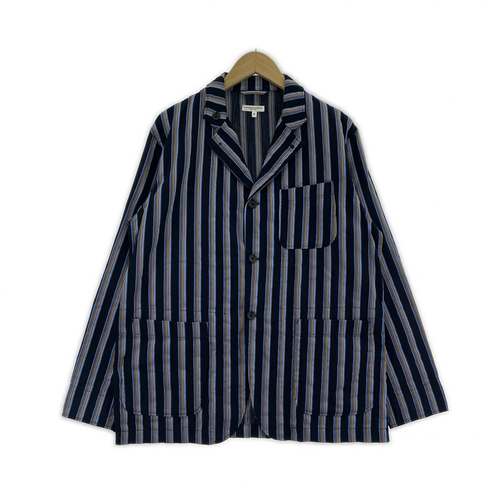 テーラードジャケット Engineered Garments LOITER JACKET ストライプ (S) S