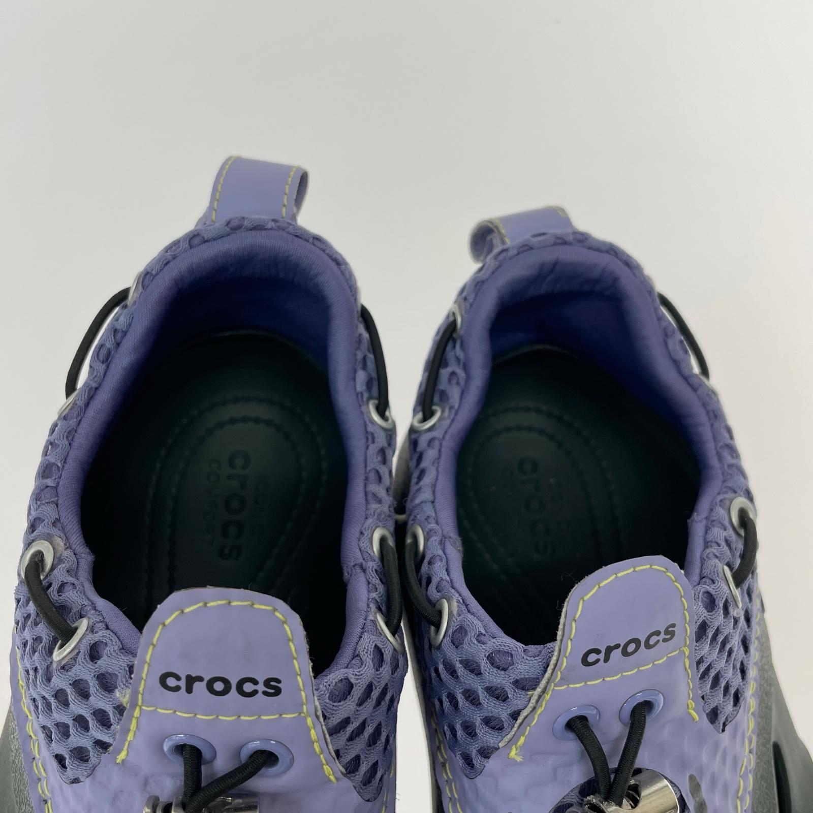 シューズ crocs QUICK TRAIL LOW MARMOT CAPITAL KELP 210171 (m9w11) ブラック