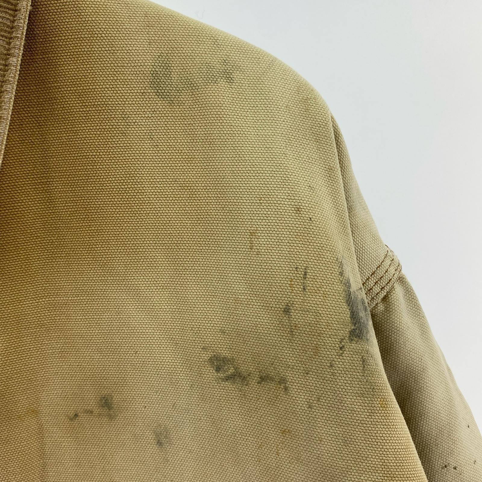 ジャケット Carhartt 70s~ 襤褸 ミシガンチョアコート XL程度 ベージュ ベージュ