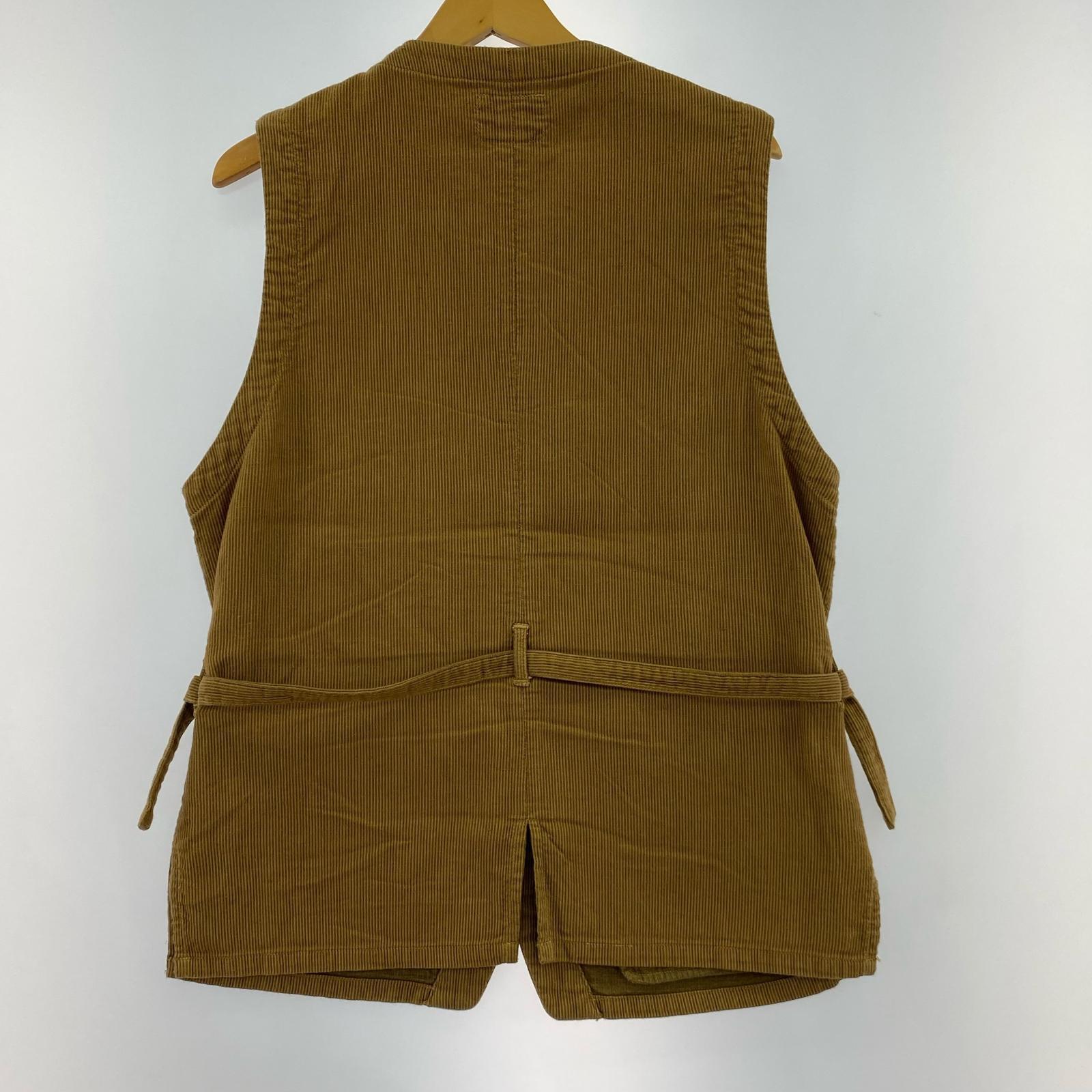 ジャケット The 2 Monkeys 1760 Linen Vest(M) M ブラウン