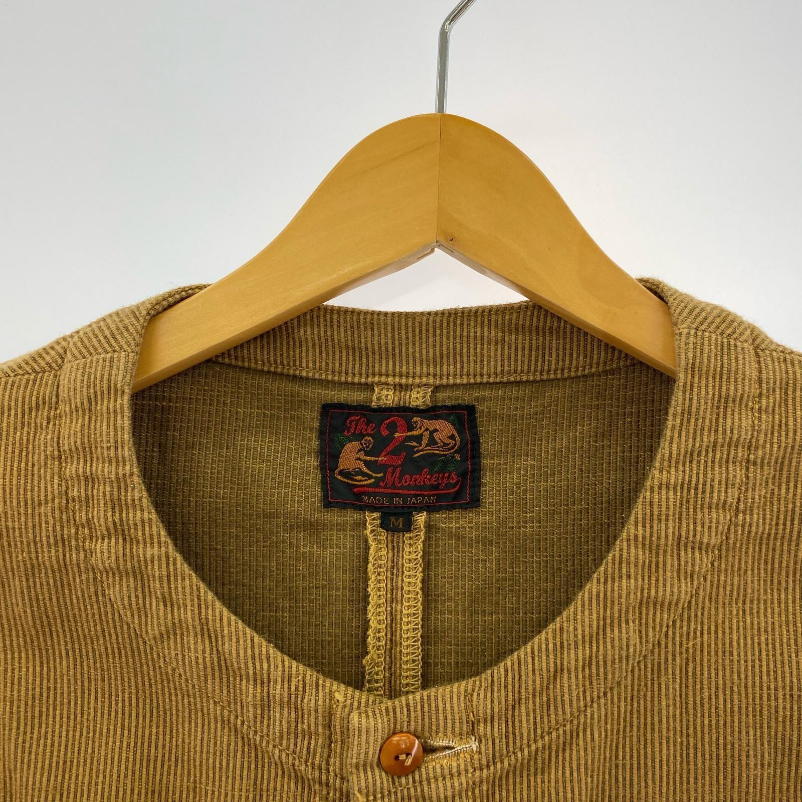 ジャケット The 2 Monkeys 1760 Linen Vest(M) M ブラウン