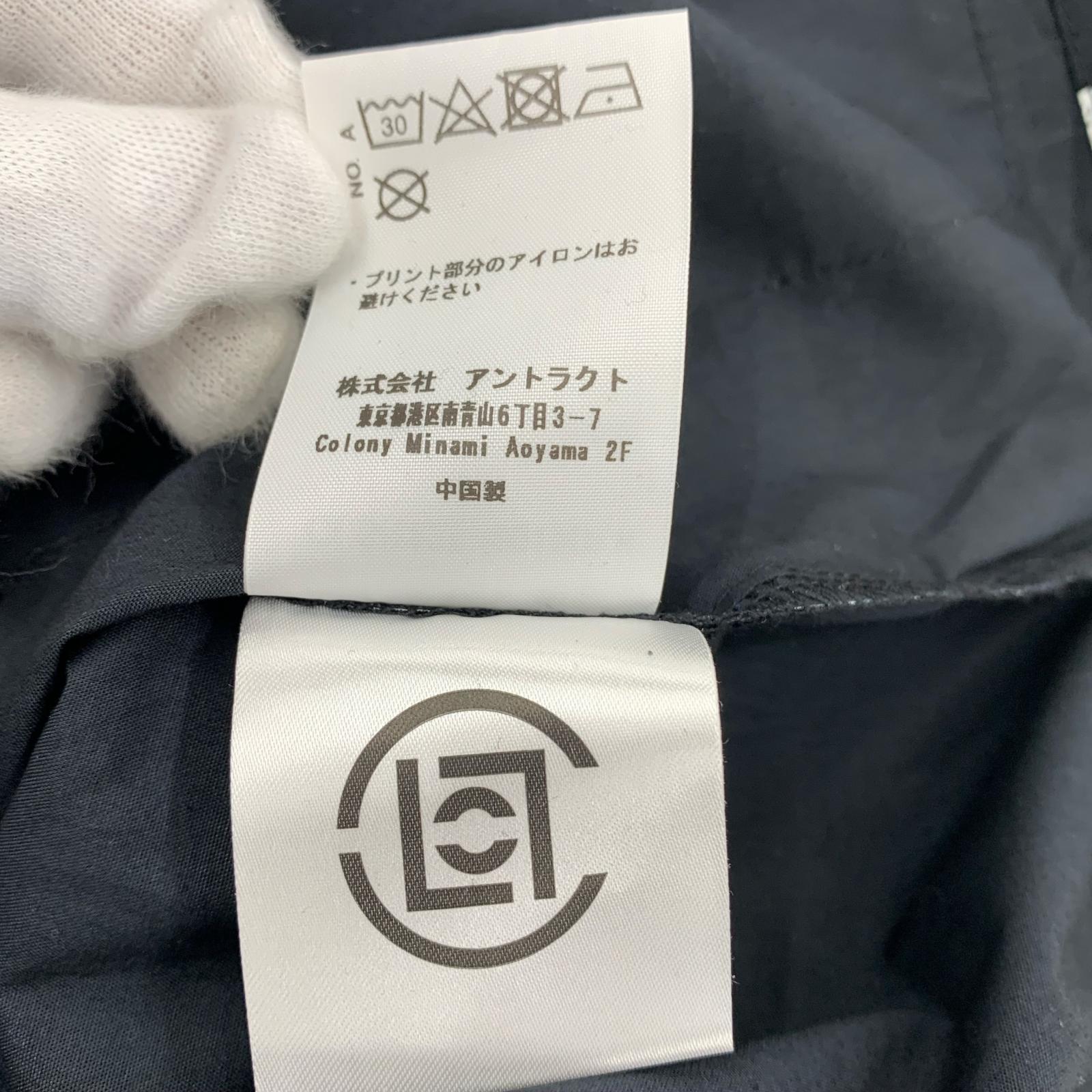 半袖シャツ 総柄パジャマシャツ BLK (XL) ブラック
