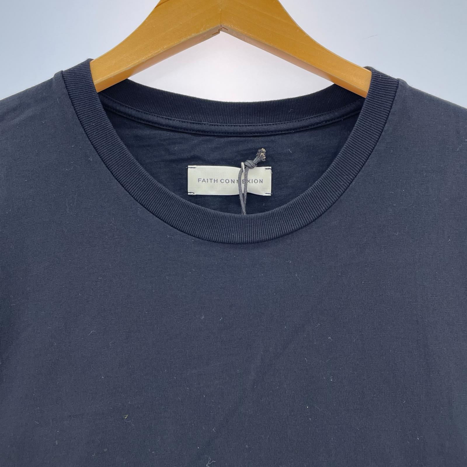 半袖Tシャツ FAITH CONNEXION サイドレース (S) S ブラック
