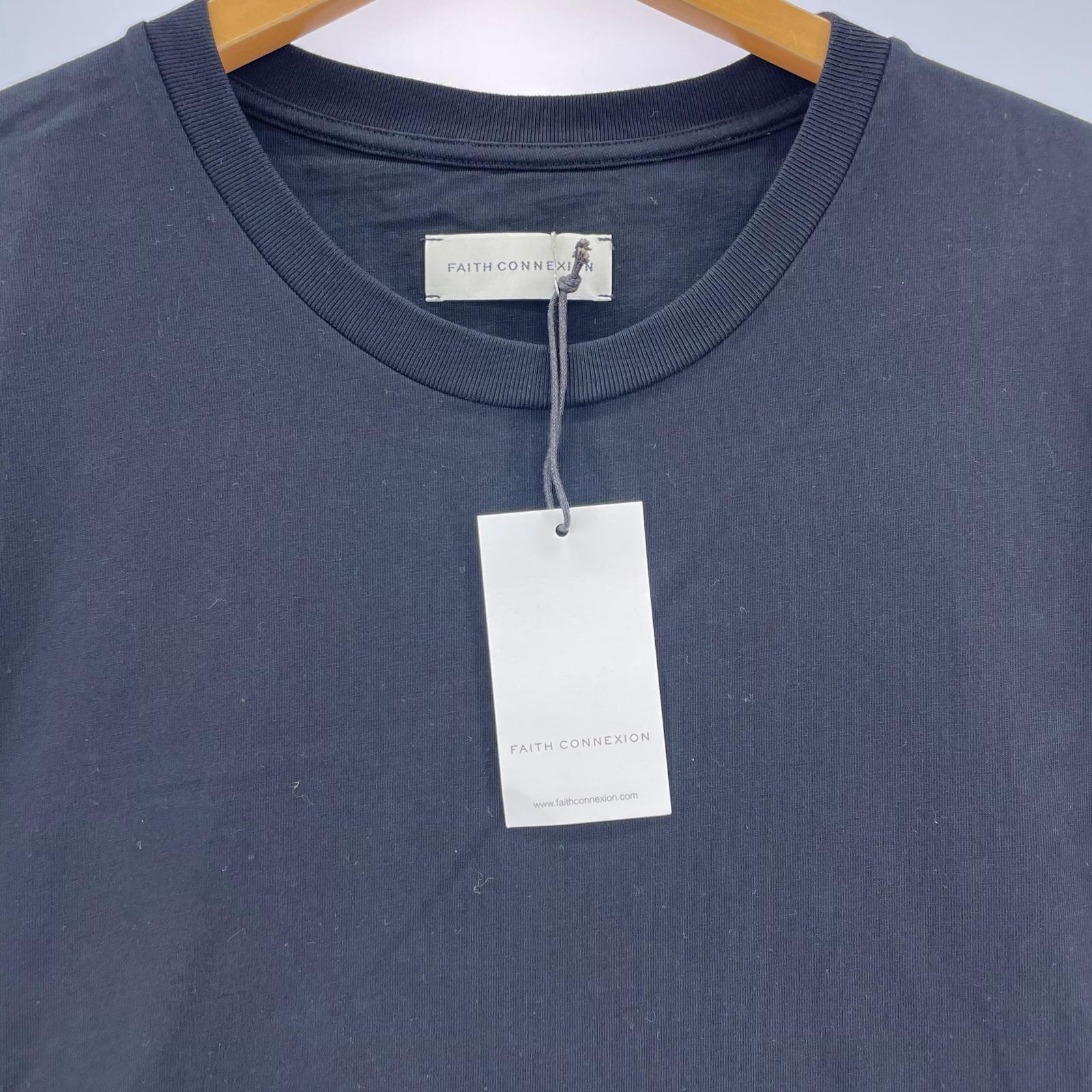 半袖Tシャツ FAITH CONNEXION サイドレース (S) S ブラック