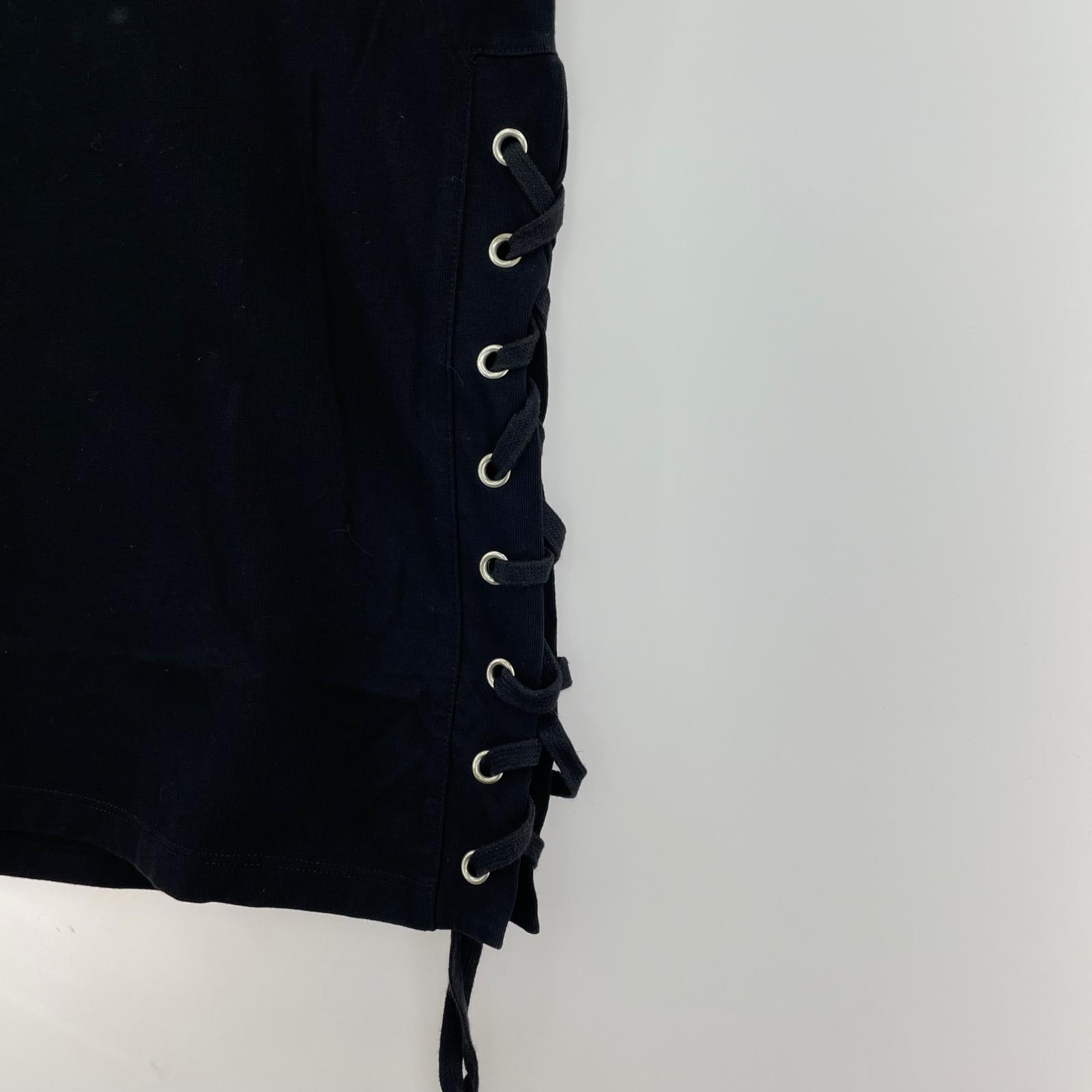 半袖Tシャツ FAITH CONNEXION サイドレース (S) S ブラック