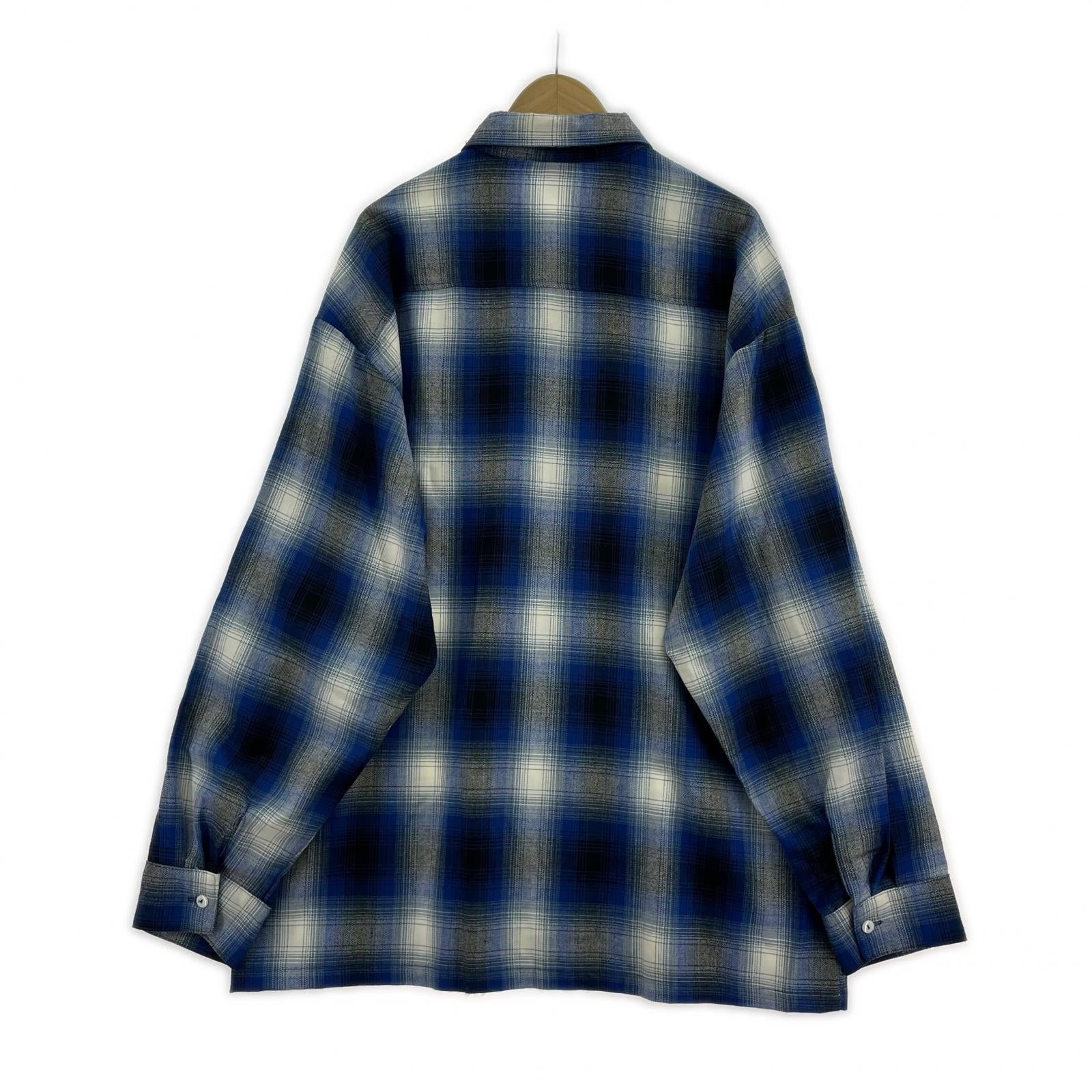 長袖シャツ CALTOP USA製 オンブレシャツ size2XL ブルー