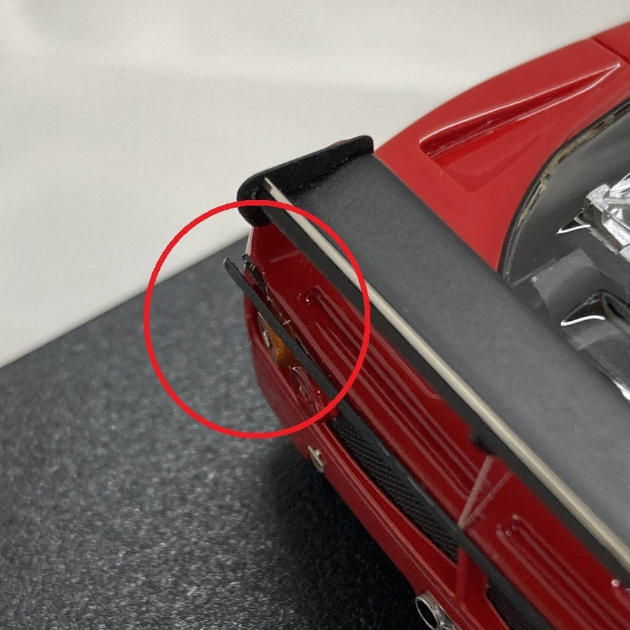 MAKE UP FERRARIF40 COMPETIZIONE Red 1990 スケールカー