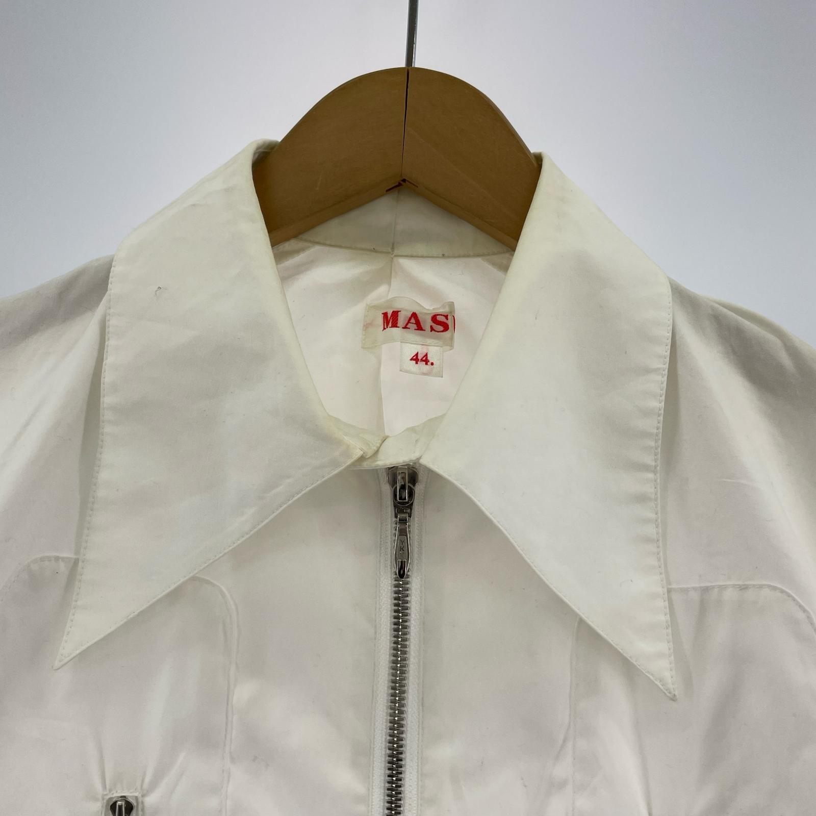 長袖シャツ コットンシャツ WHT 44 ホワイト