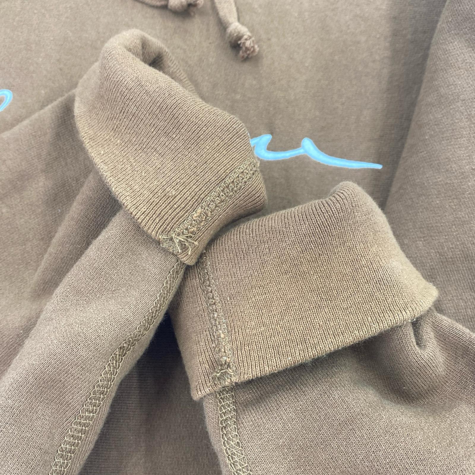 パーカー 18AW Classic Script Hooded Sweatshirt (L) L ブラウン