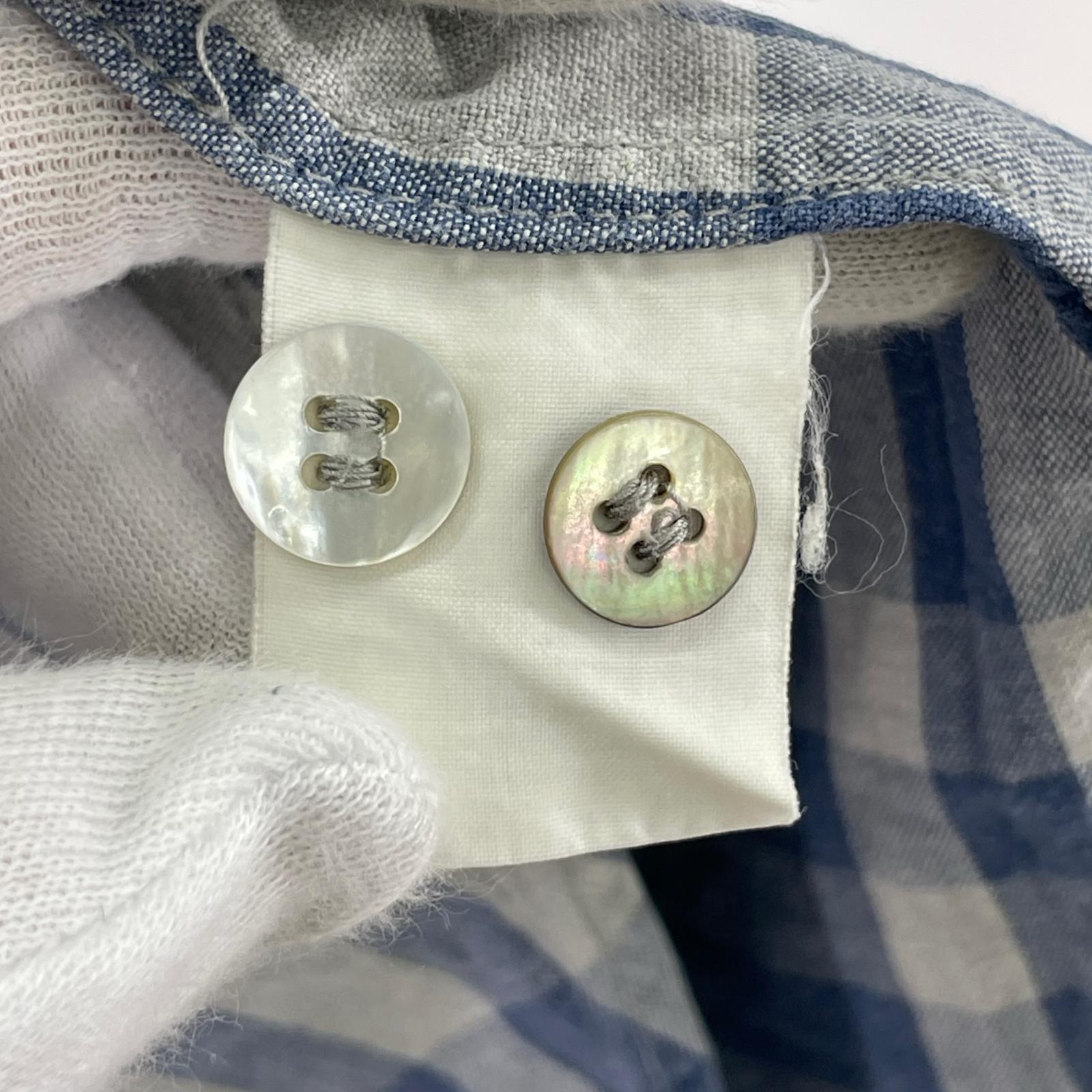 半袖シャツ ISSEY MIYAKE HAI SPORTING GEAR S/Sオープンカラーチェックシャツ ネイビー系