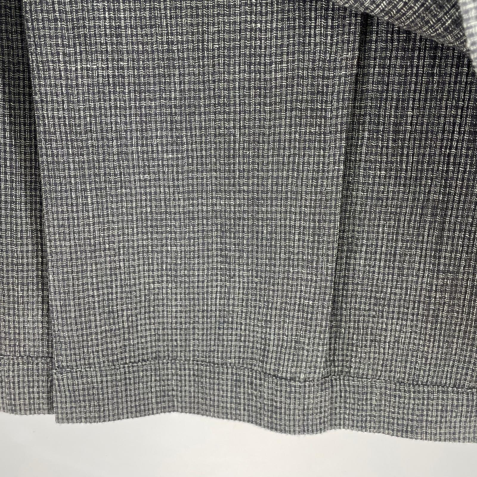 ジャケット allegri シアサッカー スタンドカラージャケット 46 グレー