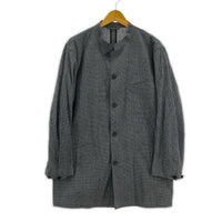ジャケット allegri シアサッカー スタンドカラージャケット 46 グレー