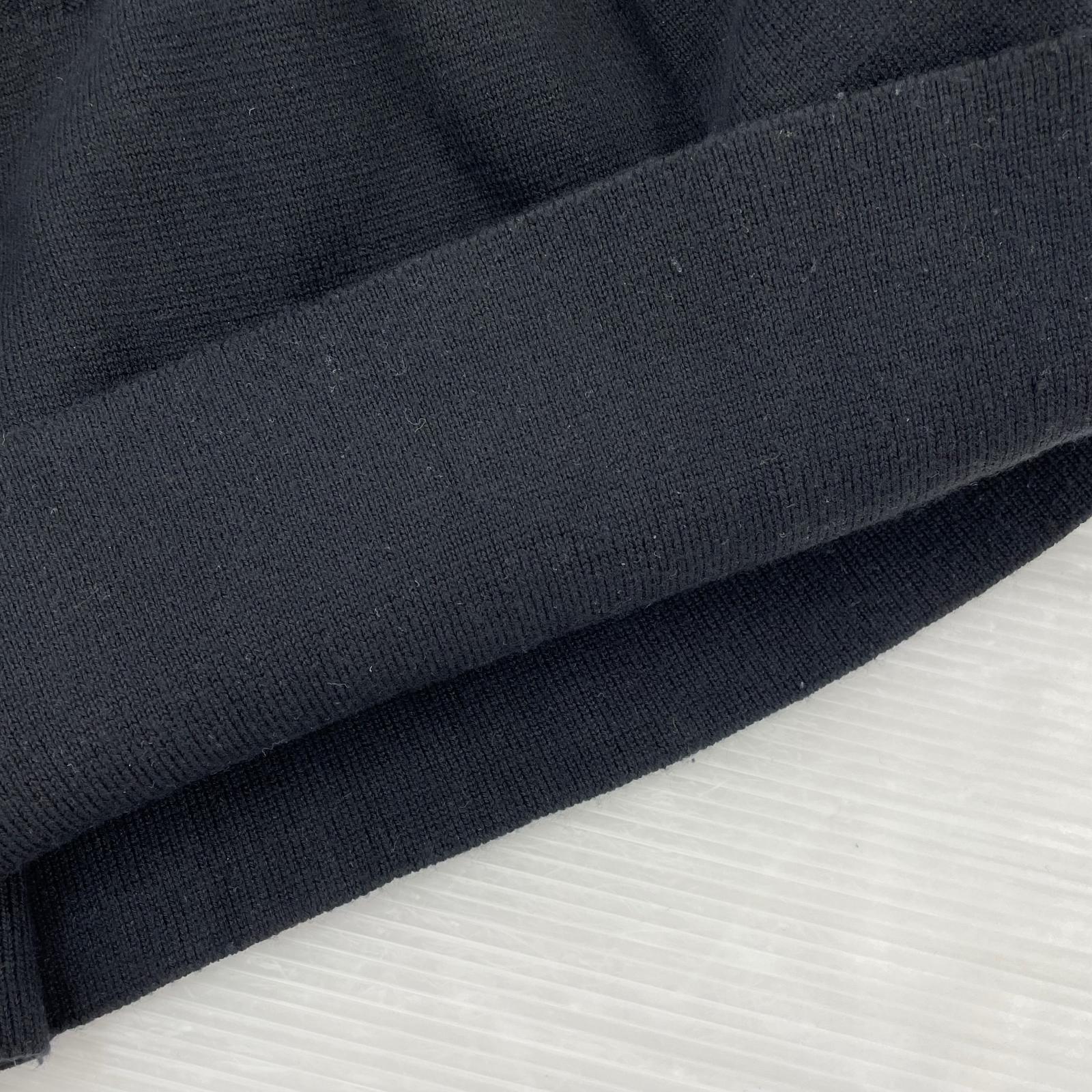 ワンピース KEI SHIRAHATA ドッキング、ニット、BLK ブラック