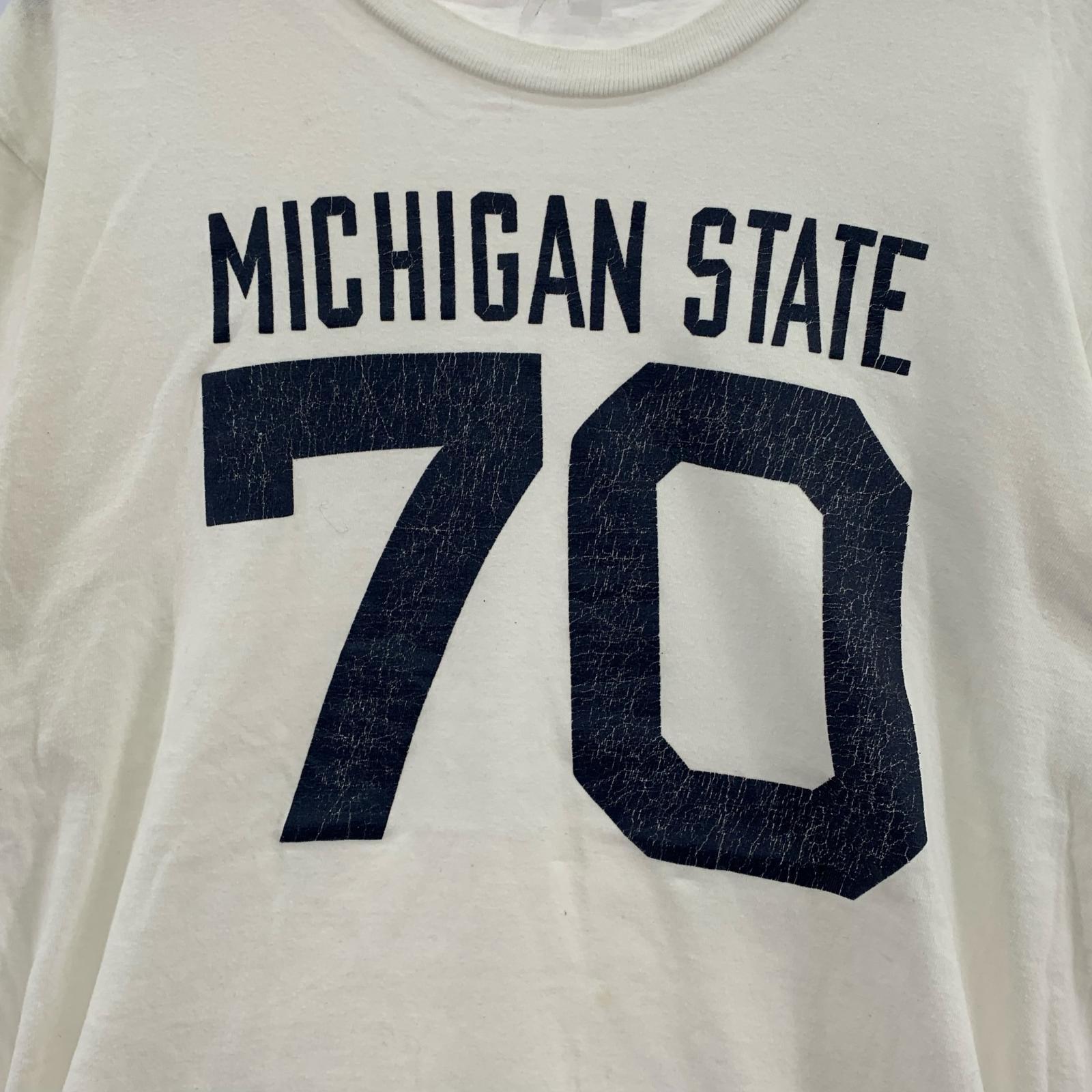 半袖Tシャツ ナンバリング MICHIGAN 70 ホワイト