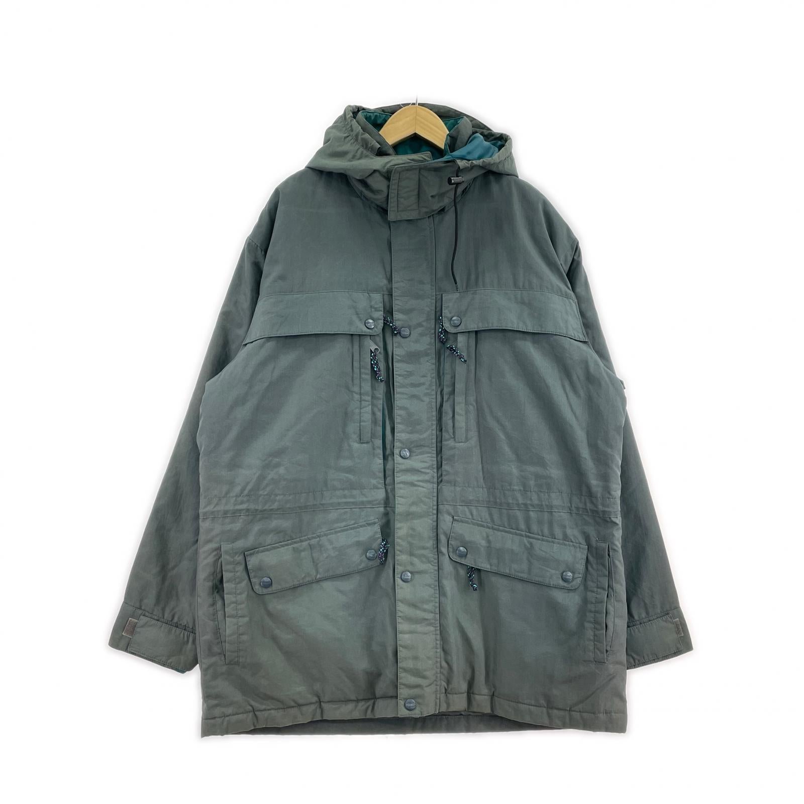 ジャケット 90s 中綿マウンテンパーカー L グリーン