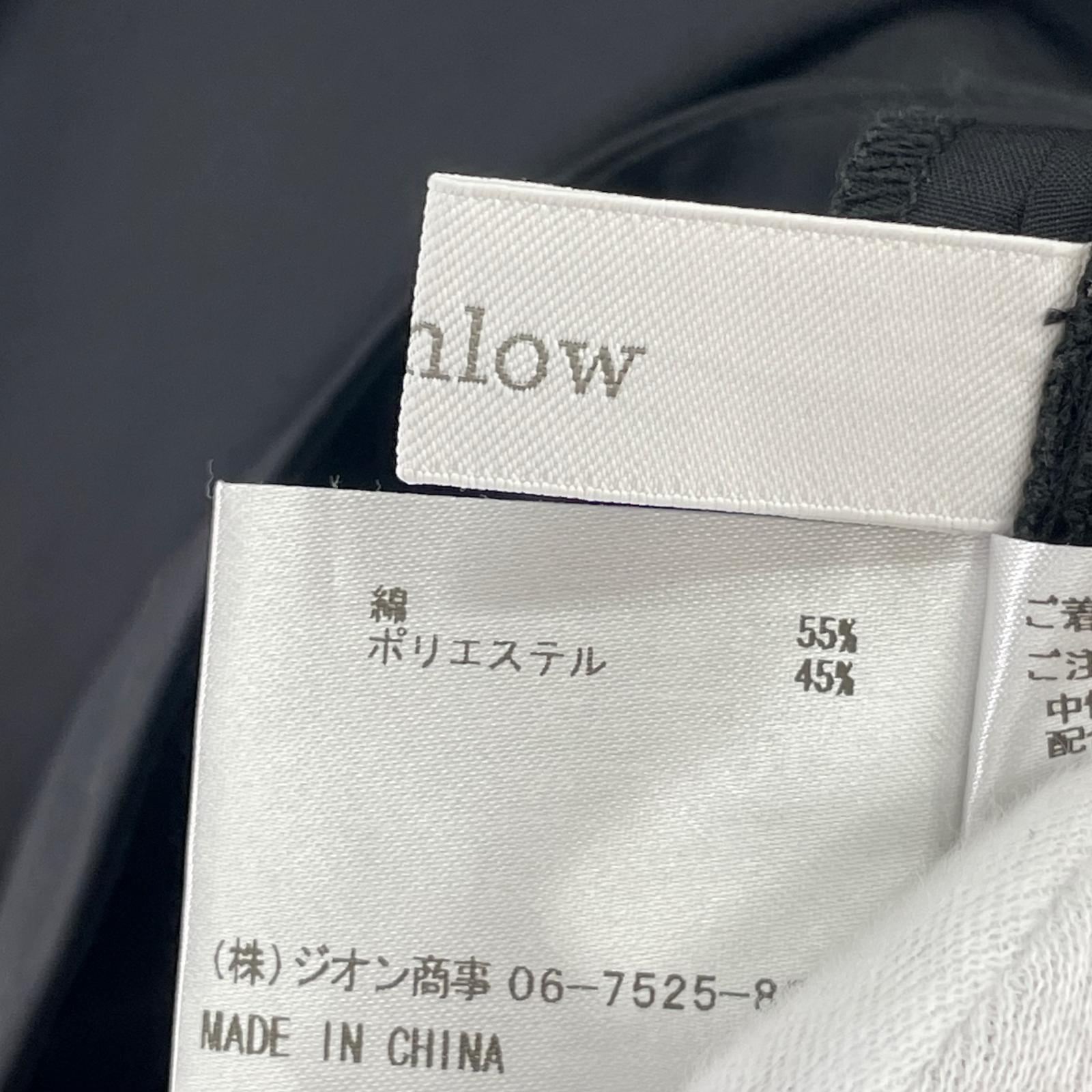 半袖Tシャツ roughlow/ブラウス/黒 ブラック