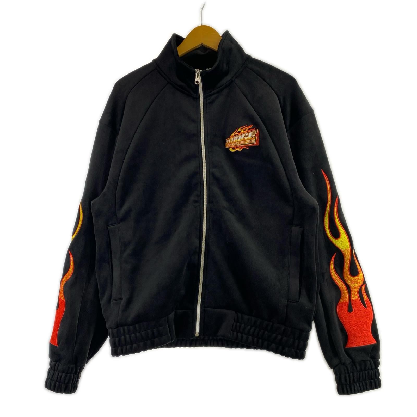 ジャケット VELOUR TRACK JACKET/BLK/M M ブラック