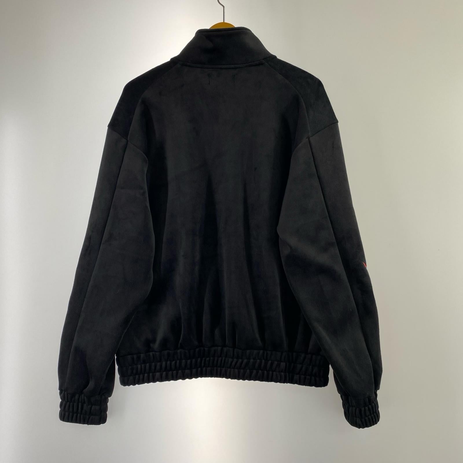 ジャケット VELOUR TRACK JACKET/BLK/M M ブラック