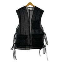 長袖シャツ Knuth Marf undulate gillet KM23SUG01 フリー ブラック