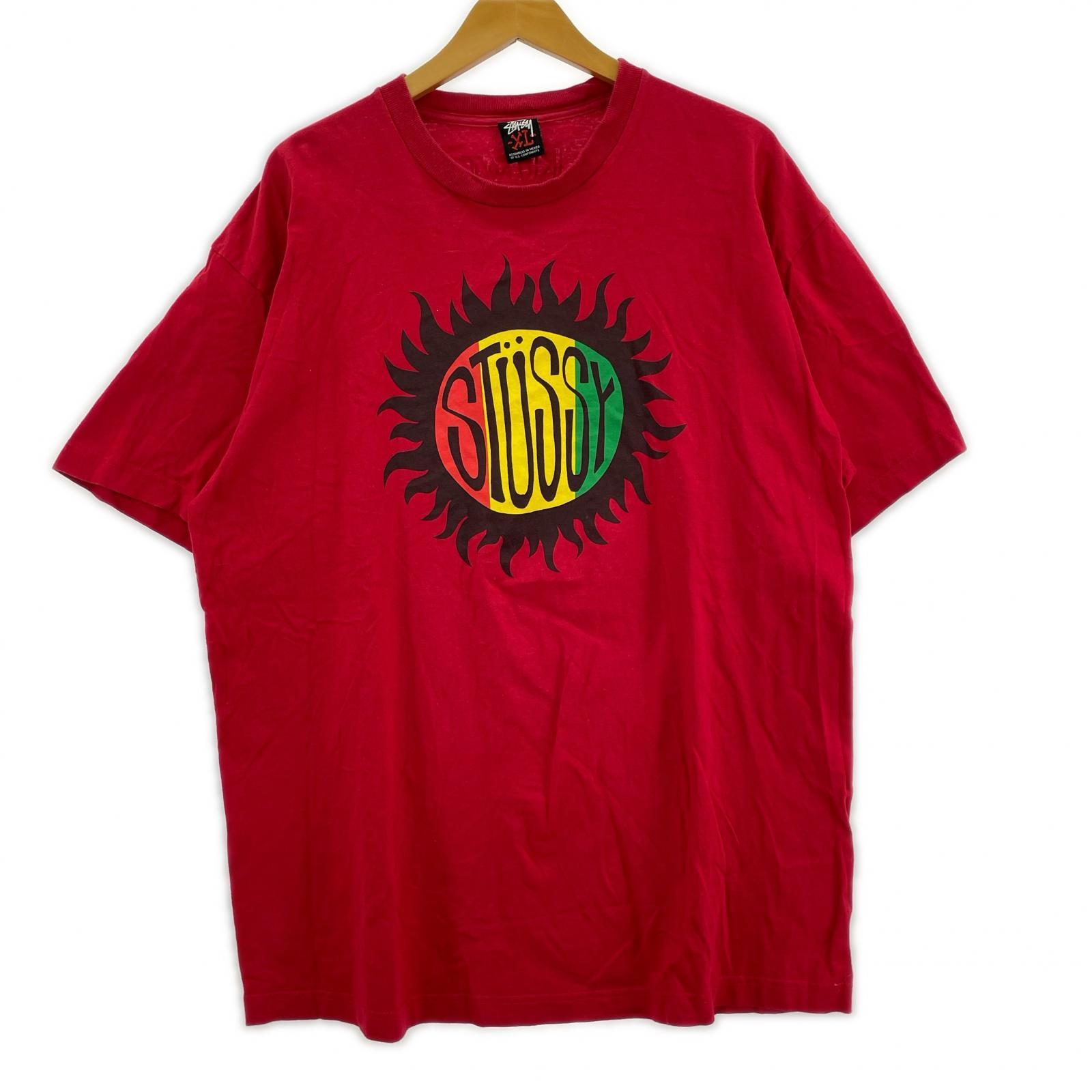 半袖Tシャツ Stussy IRIE ROOTS 00s レッド