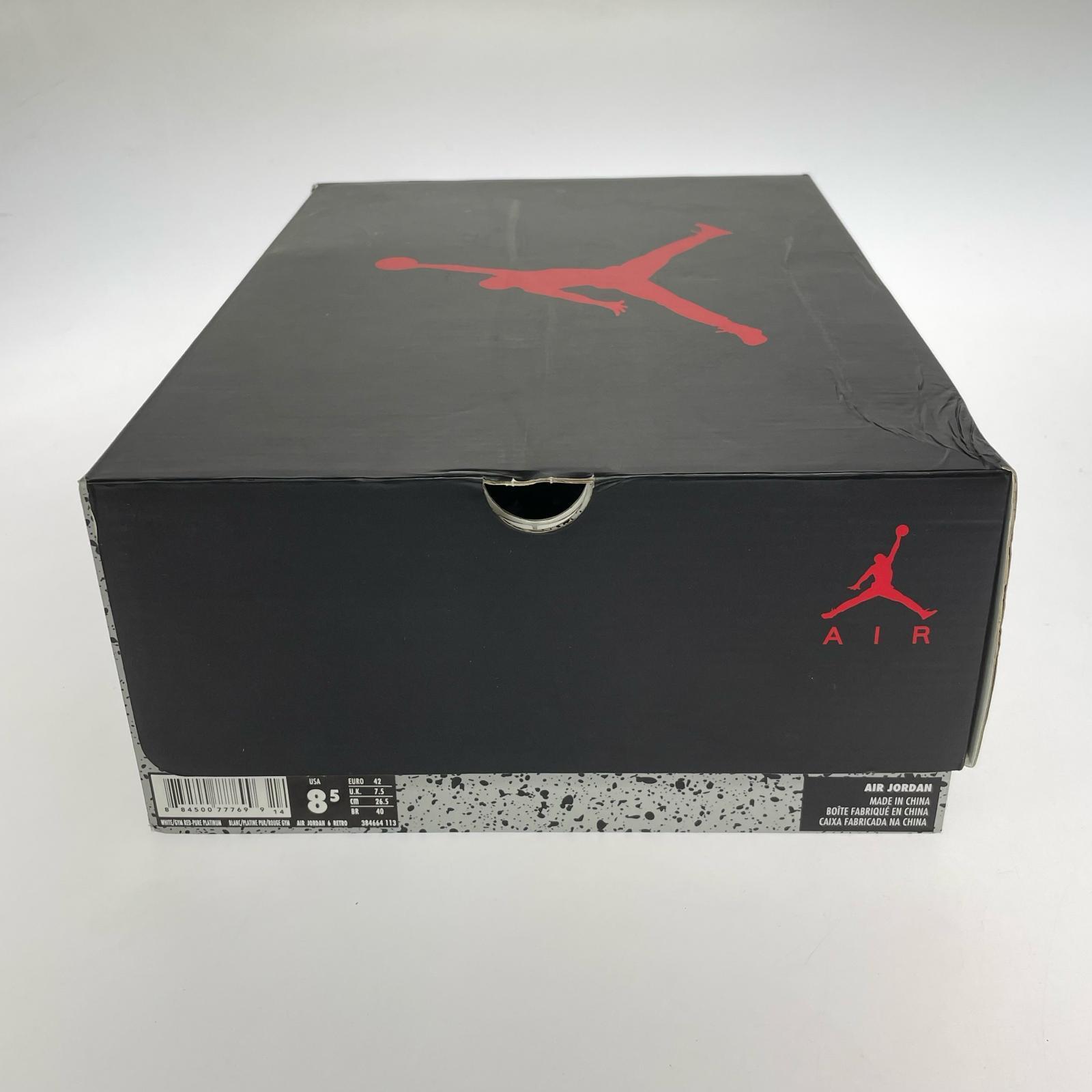 スニーカー AIR JORDAN 6 RETRO 26.5cm (US8 1/2 UK8 EU43) ホワイト