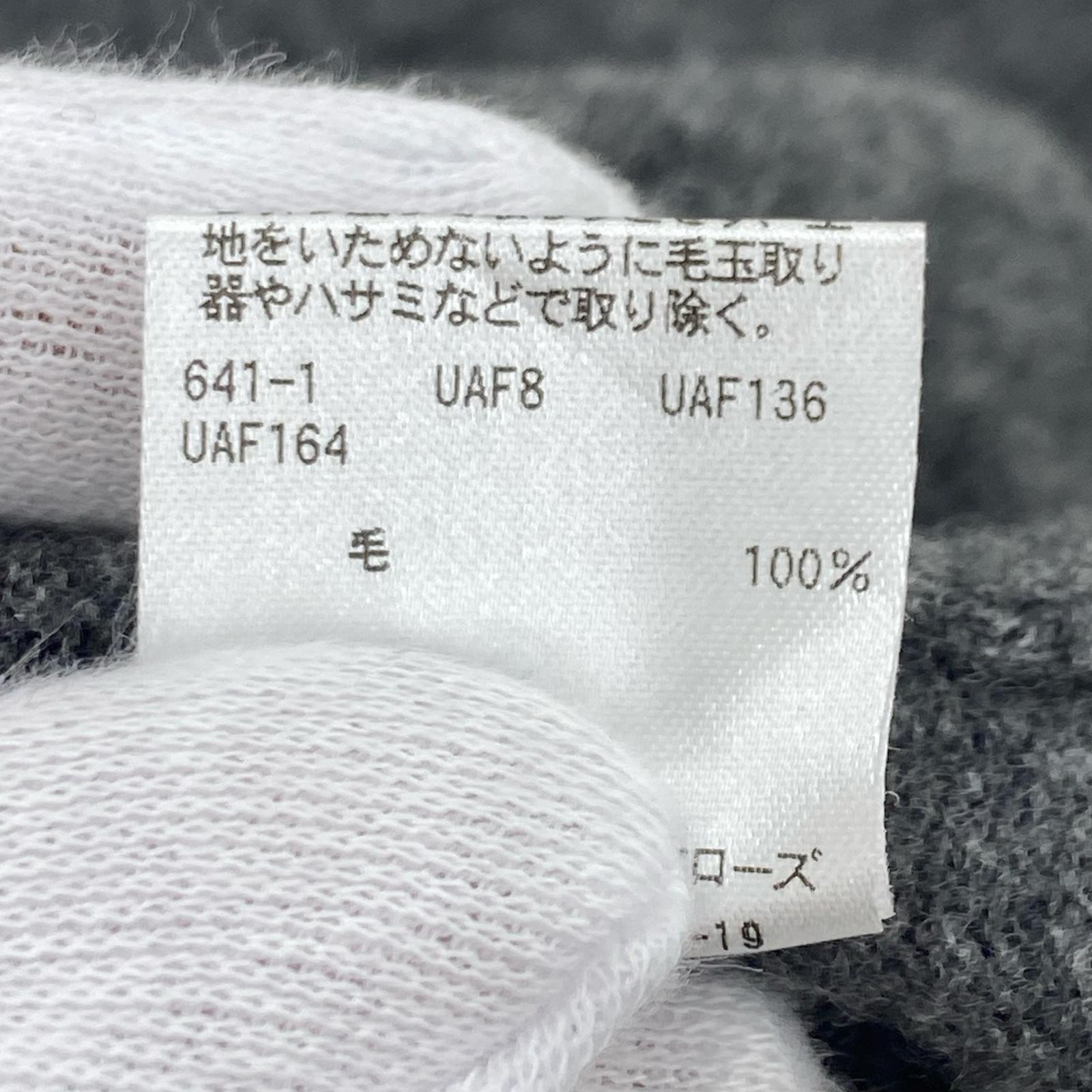 ニット バイカラー ニット グレー