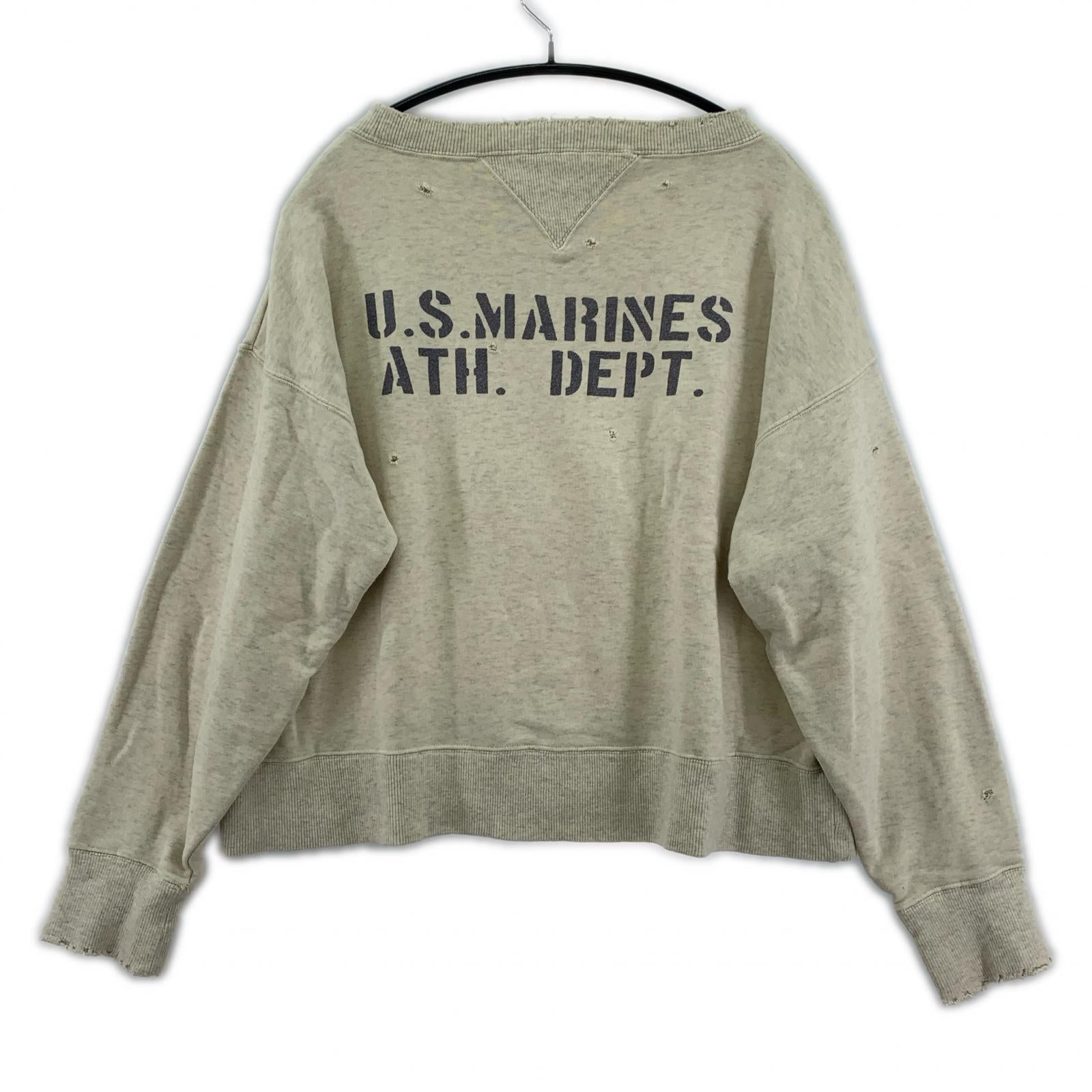 スウェット Vintage Damage Sweat F グレー
