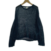 ニット seya. komorebi sweater メッシュニット 2 紺 ネイビー