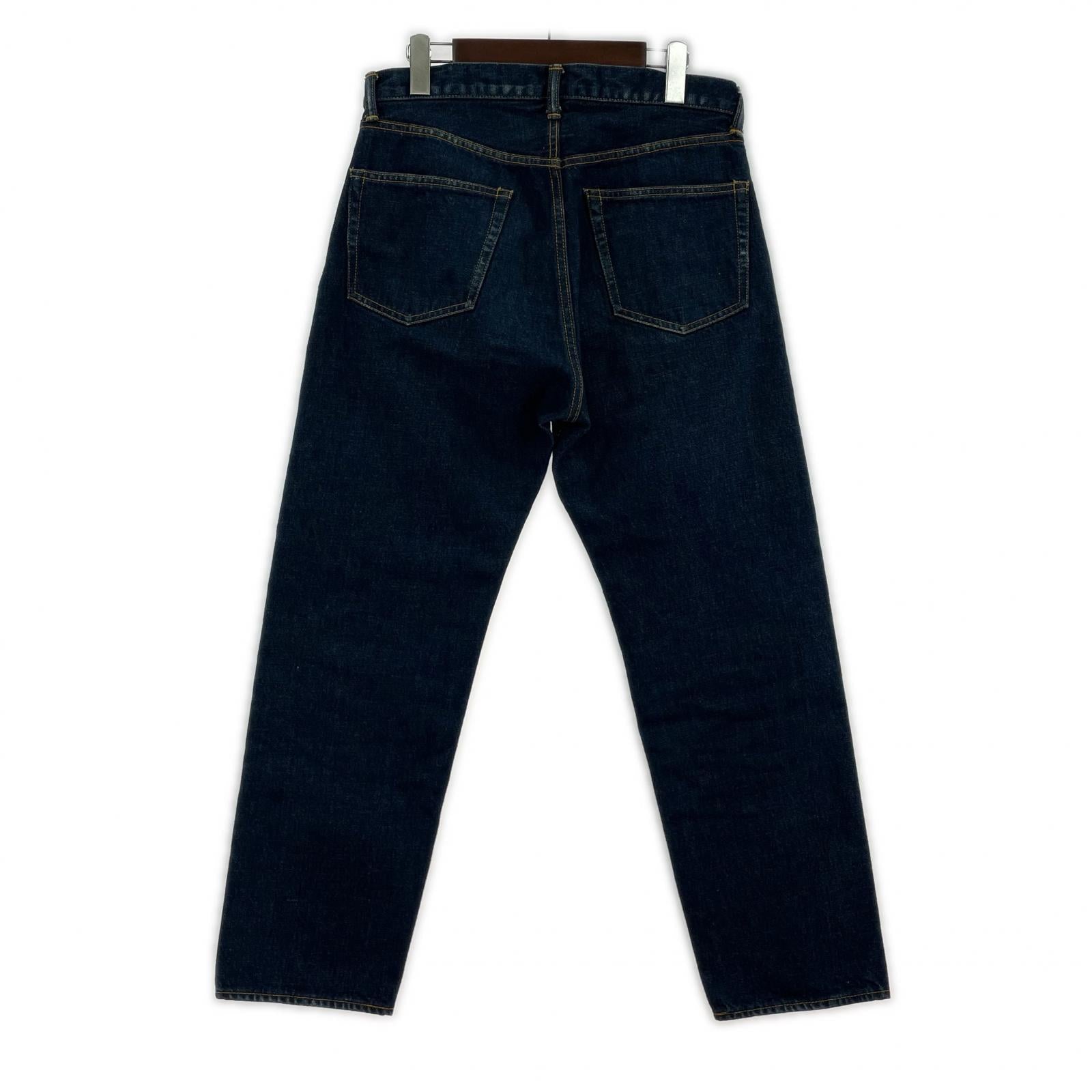 デニムパンツ A.PRESSE Washed Denim 23aw ネイビー